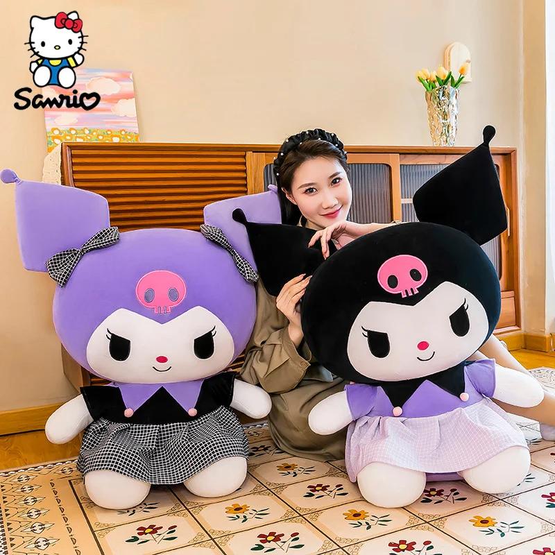 40CM Sanrio Plushies Dolls Cartoon Kuromi Stuffed Plush Doll My Melody Plush Toys Pillow Room Decoration Children Birthday Gifts