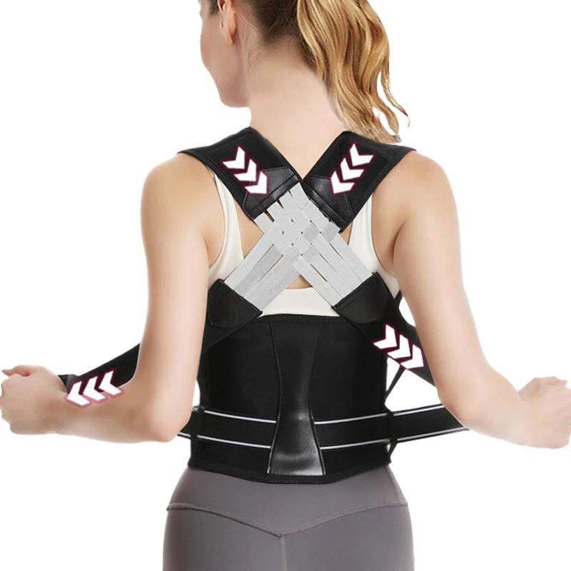 Shoulder and back posture correction with camel straps, adult body shape correction, male and female back support