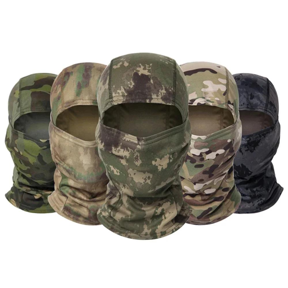 Multicam Tactical Balaclava Full Face Mask Shield Cover Cycling Airsoft Hunting Hat Camouflage Balaclava Scarf